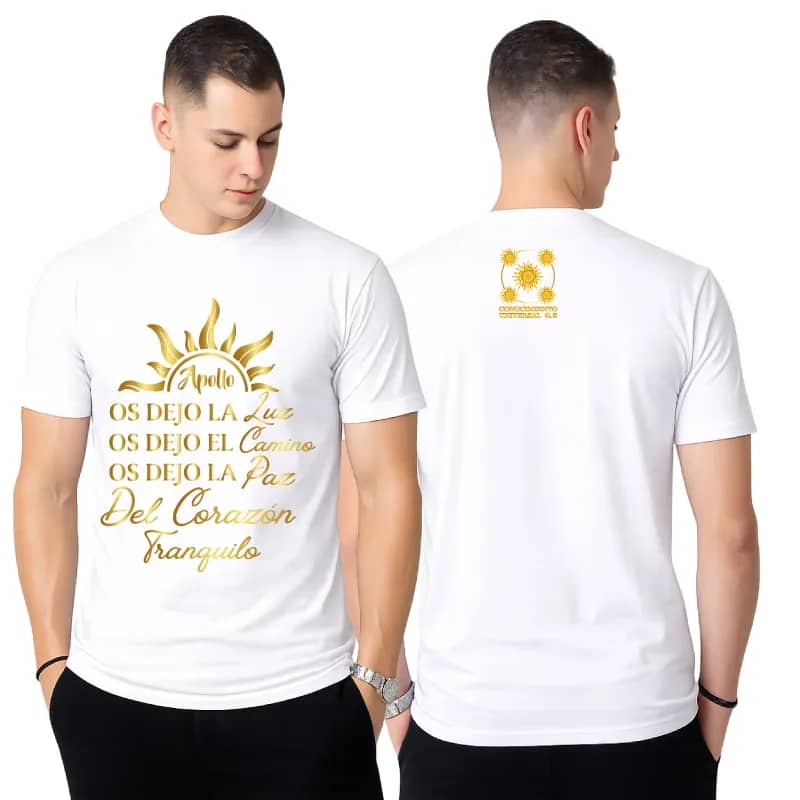 Camiseta Apollo - Diseño 03 (Blanco)