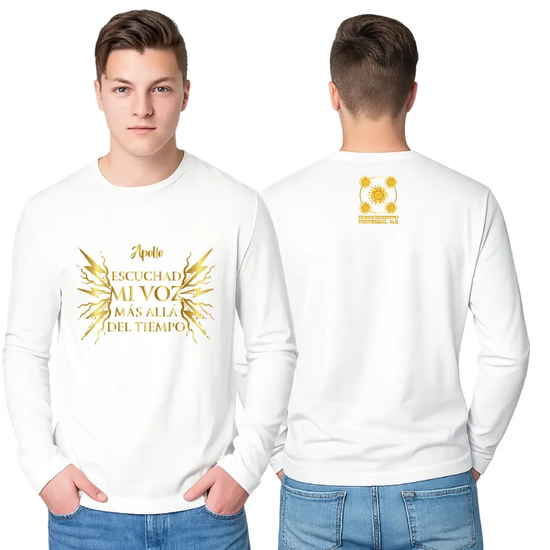 Camibuso Manga Larga Apollo - Diseño 04 (Blanco)